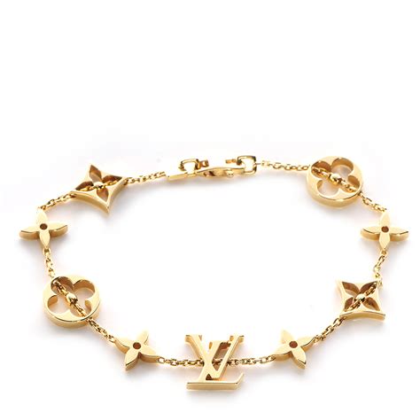 lv monogram chain bracelet colors|louis vuitton monogram diamond bracelet.